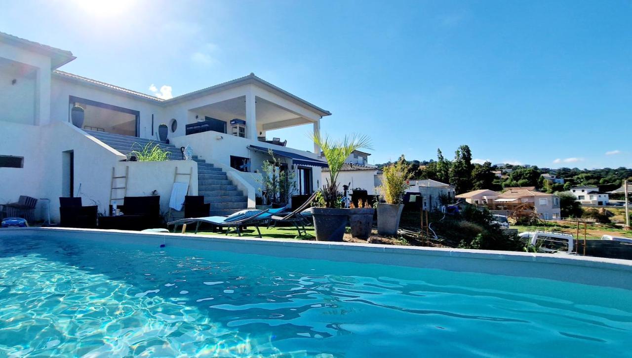Villa Bistinetti Rez De Villa Tout Confort Avec Piscine Penta di Casinca Exterior photo